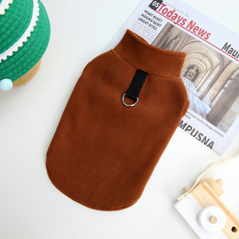 Abrigo Polar Casual y Cálido para Perros y Gatos - Varios Colores