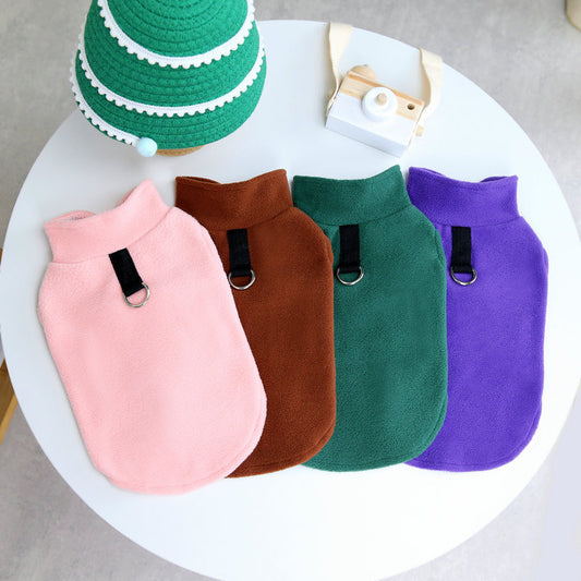 Abrigo Polar Casual y Cálido para Perros y Gatos - Varios Colores