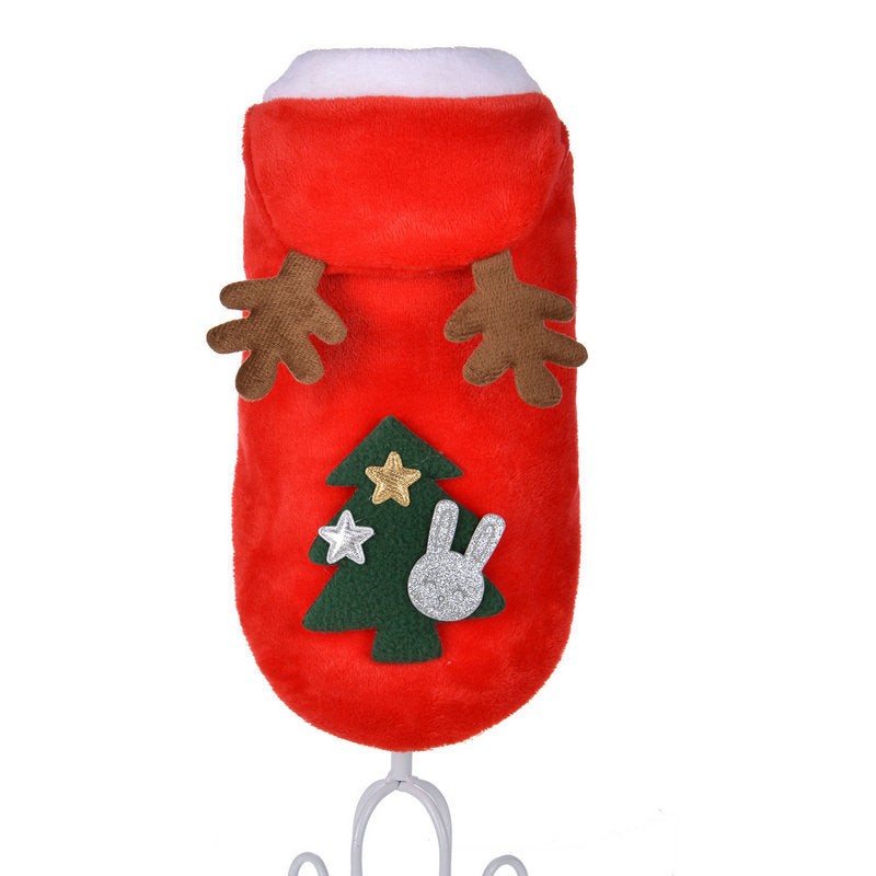 Disfraz Navideño de Reno para Perros y Gatos
