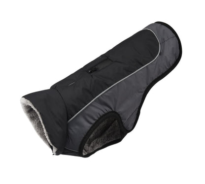 Abrigo Acolchado Grueso y Reflectante para Perros - Protección Térmica Invernal
