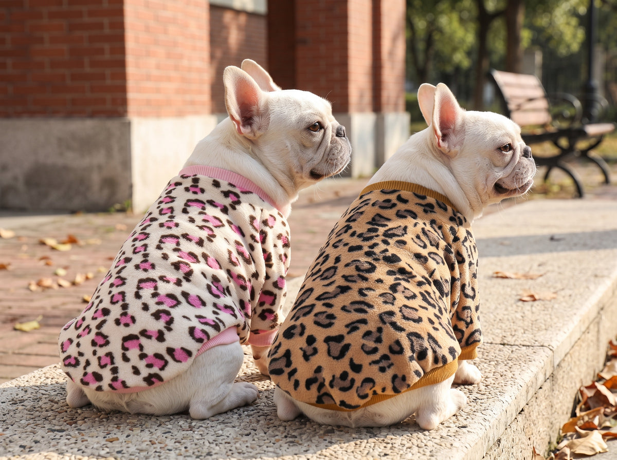 Chaqueta Pijama de Forro Polar Leopardo