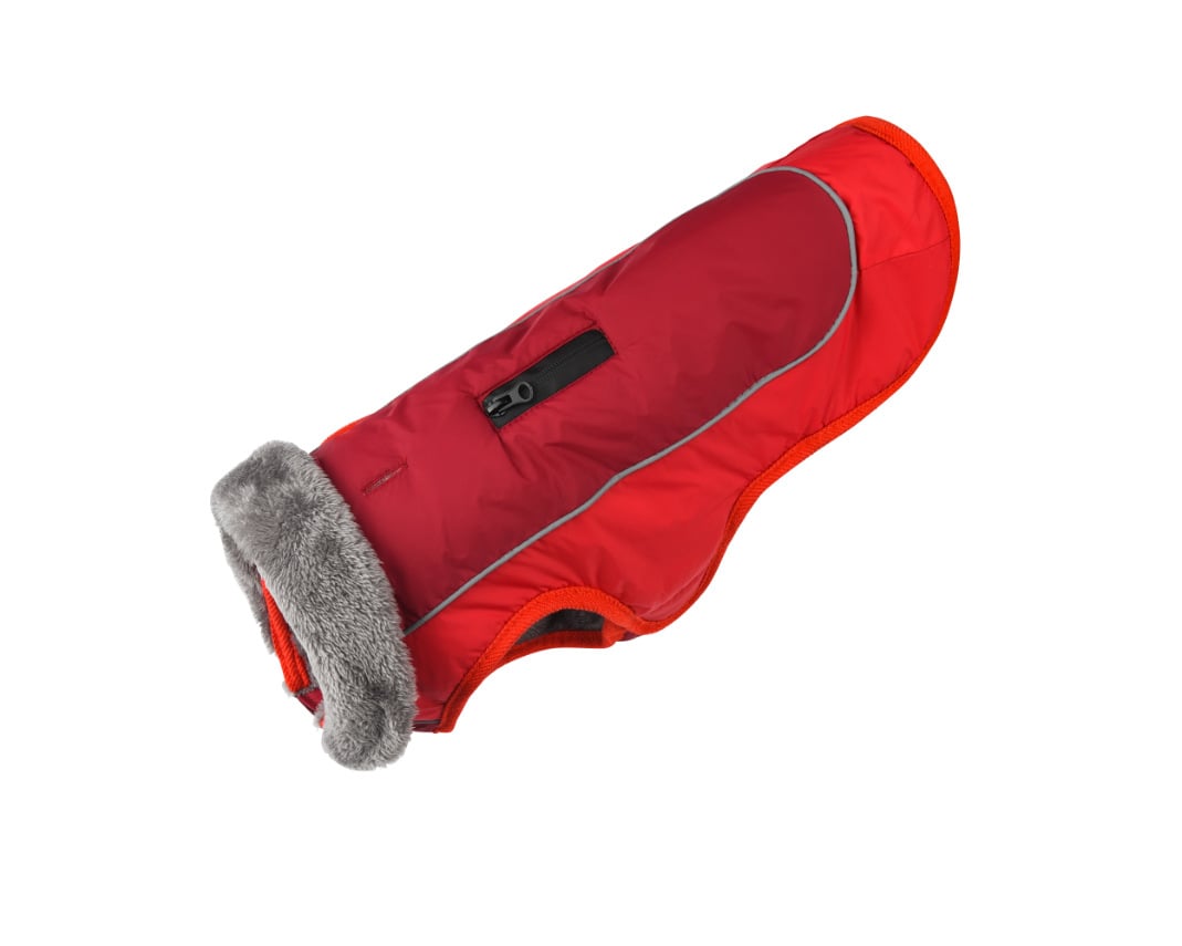 Abrigo Acolchado Grueso y Reflectante para Perros - Protección Térmica Invernal
