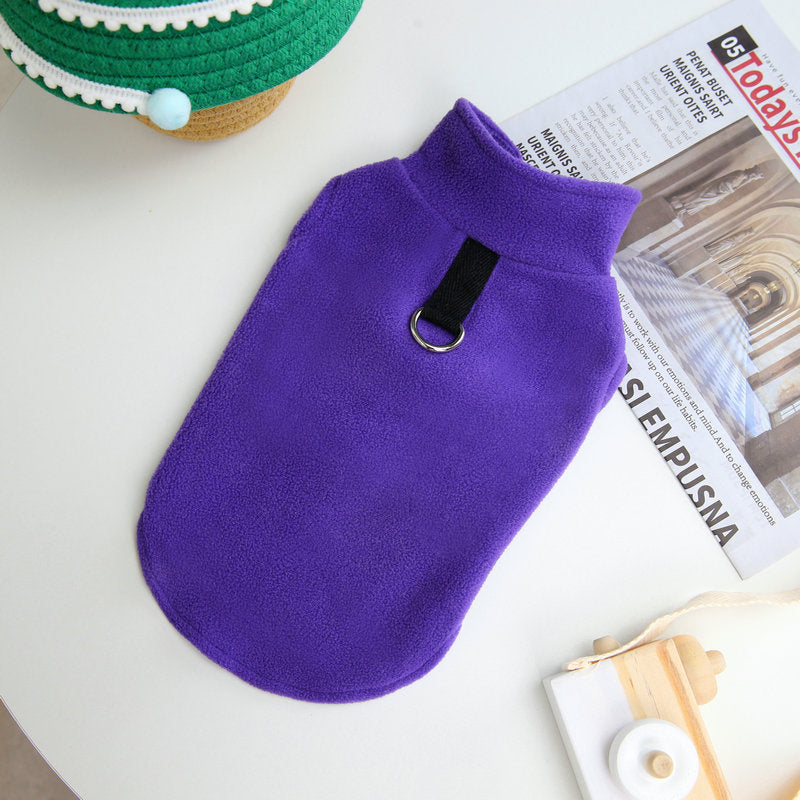 Abrigo Polar Casual y Cálido para Perros y Gatos - Varios Colores